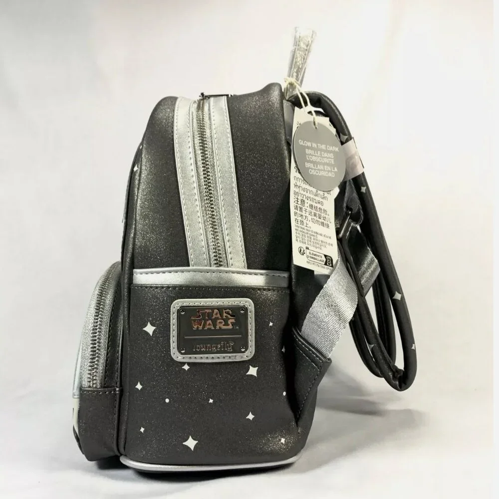 LOUNGEFLY‎ Disney Star Wars The Mandalorian & Grogu Loungefly GITD Mini Backpack